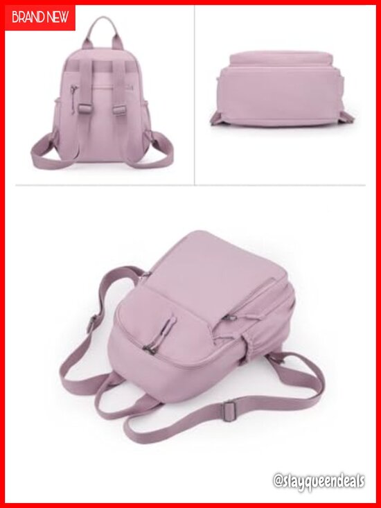 Mini Backpack for Women Anti Theft Nylon Lightweight Daypack main image 4